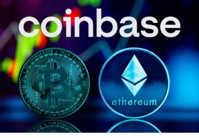 Coinbase having bitcoin and ethereum